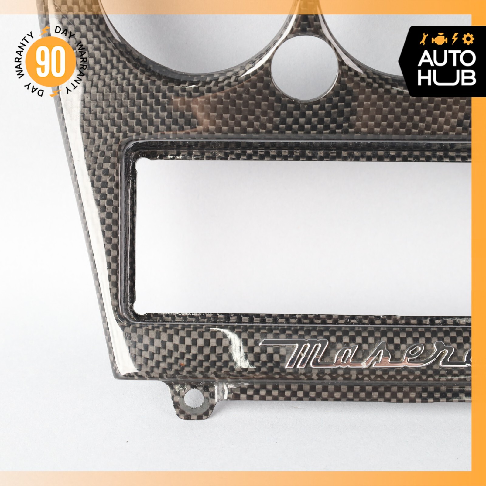 05-07 Maserati M138 GranSport Spyder Center Console Trim Bezel Carbon OEM 46k