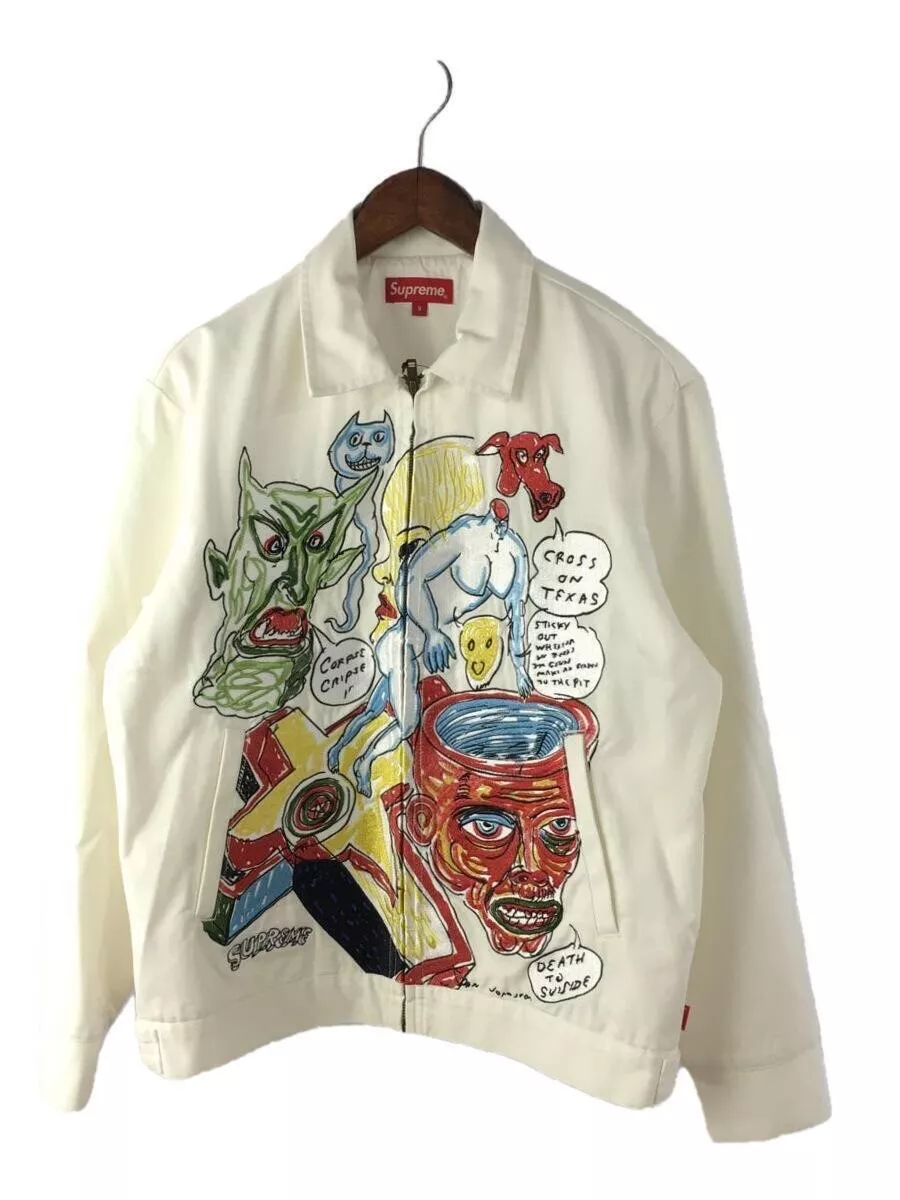 買取 強化 Supreme Daniel Johnston Jacket Tan Large ブルゾン www