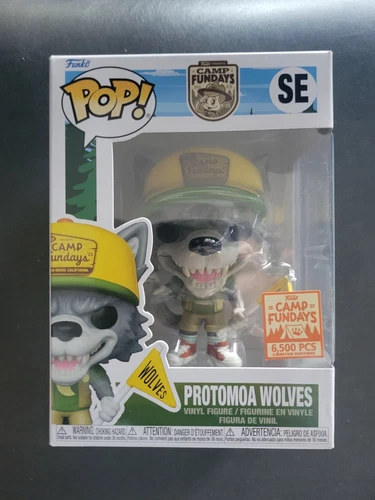 Funko Pop! Protomoa Wolves Mascot LE 6500 Camp Fundays 2023 Box Of Fun 