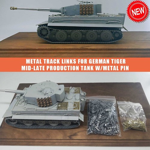 1/35 Metall Gleisglieder mit Metallstift für German Tiger Mid-late Production Tank - Bild 13 von 15