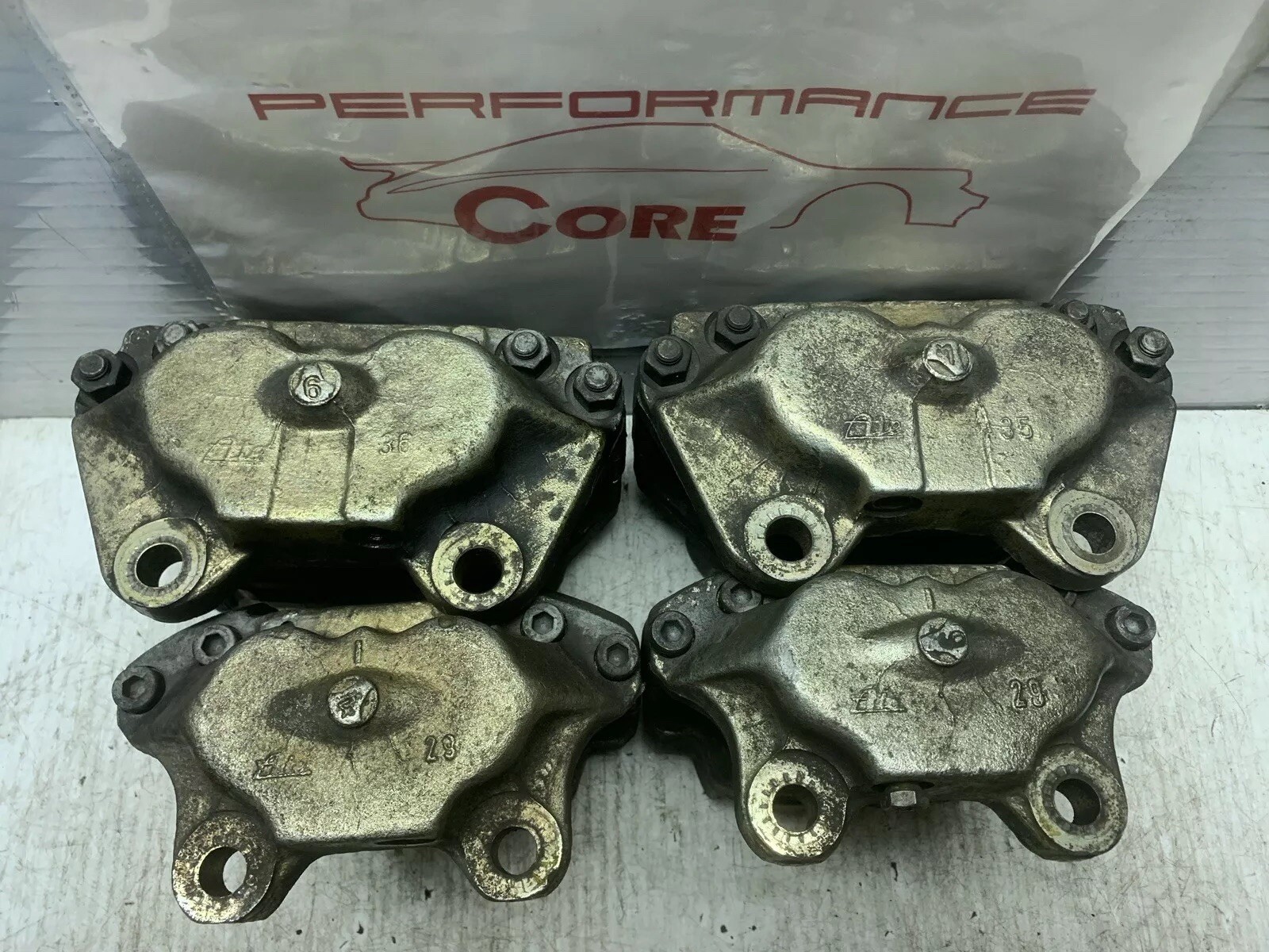 1990 Ferrari Testarossa Caliper ATE Rear Front Left Right Set Rare!