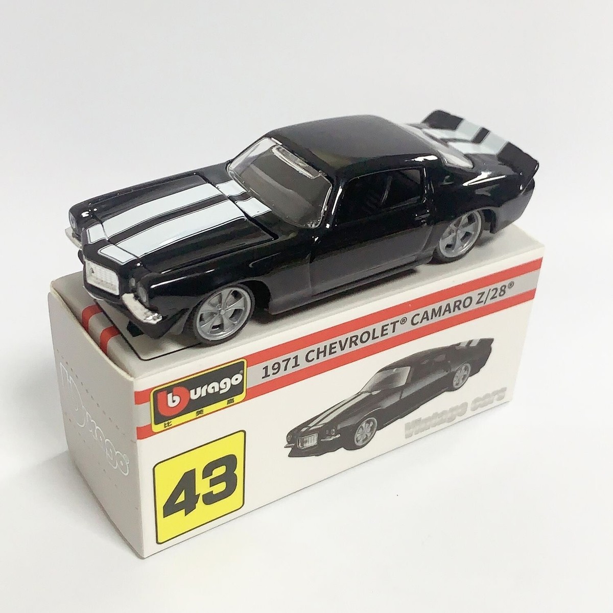 Bburago 1:64 CHEVROLET CAMARO Z/28 Diecast Model Car Vehicle Gift