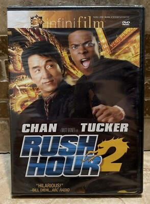 Rush Hour 2 DVD 2001 Sealed Brand New Chan Chris Tucker Comedy Movie Movies 