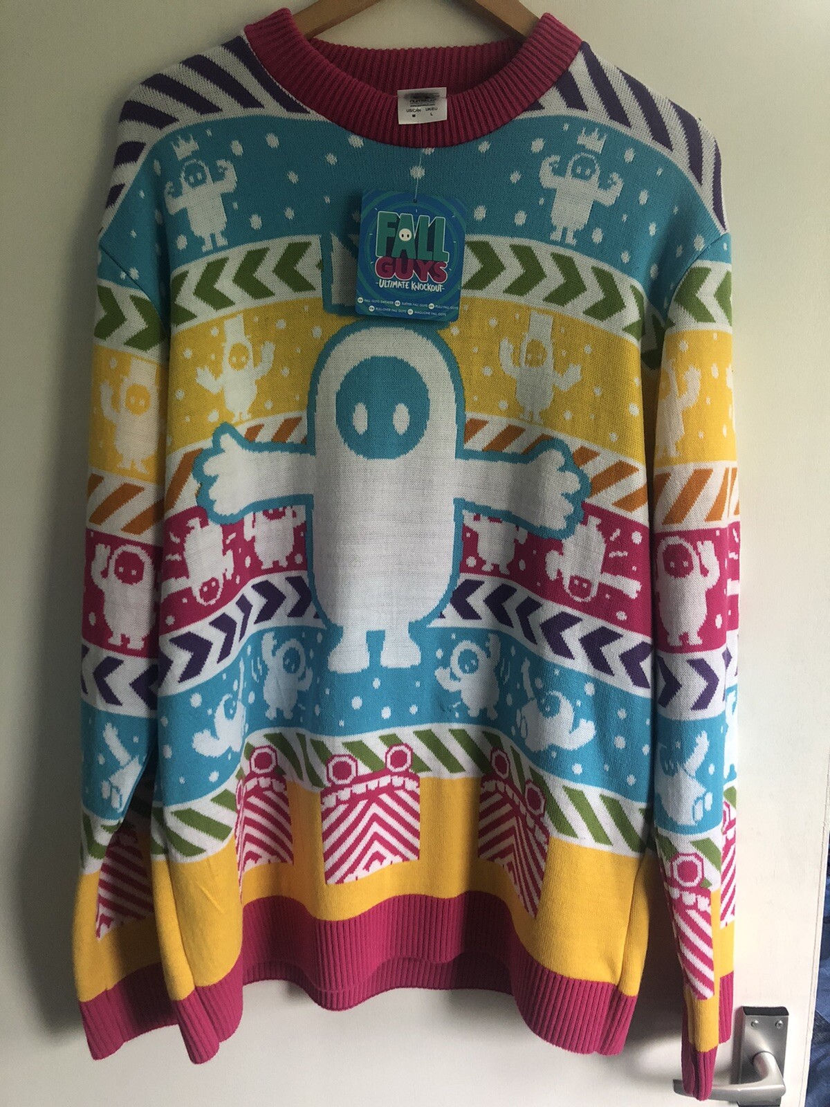 Fall Guys Christmas Jumper Size 