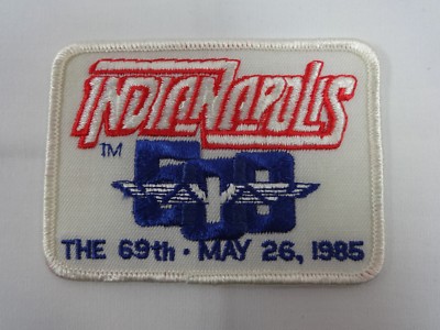 1985 Indianapolis 500 69TH Event Collector Patch  Spin and Win Danny Sullivan