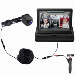 4 3 Baby Monitor Hd Ccd Backup Ir Camera Cigarette Lighter For Universal Car Ebay