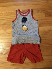 Gymboree Boy Tank Top And Short Set Size XS 4