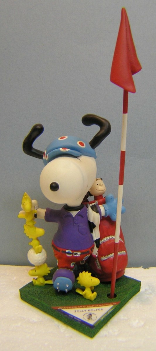 Westland Peanuts On Parade Snoopy Jolly Golfer Figurine #8396 | eBay