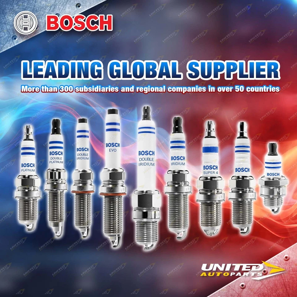6xBosch Double Platinum Spark Plugs for Porsche Cayenne Panamera S Macan 92A 95B - image 2 of 3