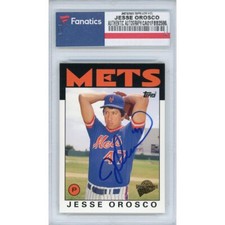 JESSE OROSCO New York Mets Fanatics Authentic AUTOGRAPH 2005 Topps Trading Card