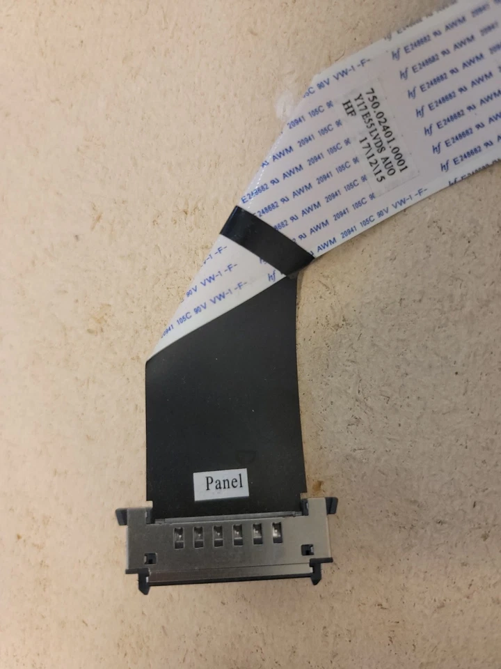 Cable LVDS placa principal VIZIO E55-E2 a placa T-Con 750.02401.0001 MB al panel Foto 4 de 4