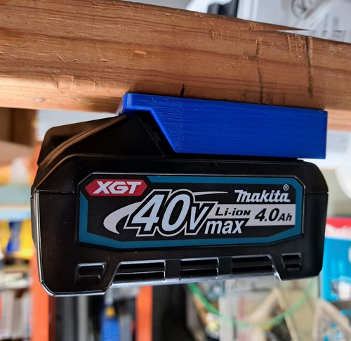 5 X Makita 40V Max XGT Li-Ion Cordless Battery Mount Holder | BL4080F BL4040B - Picture 2 of 3
