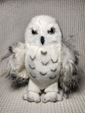 Douglas Cuddle Toys Realistic Snowy Owl Plush White Stuffed Animal 8"