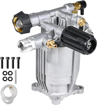 #ad #ad 3 4quot; Shaft Horizontal Pressure Washer Pump Easy Adjust 2500 3000 PSI Sliver $110.76