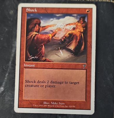 Wizards of the Coast Shock Deckmaster Red Instant 2001 EN 219/350