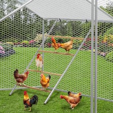 Chicken Perch Ladder for Coops Large Chicken Roosting Bar for Backyard Poultry