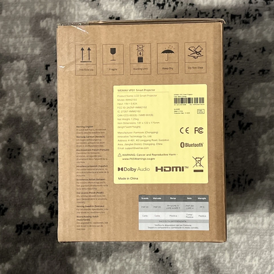 Google WEMAX VP01 LCD Smart Projector XMM2102 OPEN BOX - Image 2 of 4