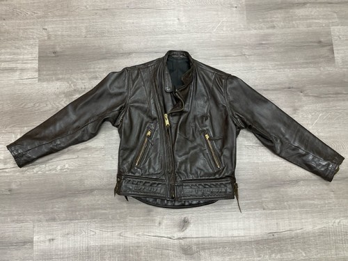 Langlitz, Langlitz Leathers Brown Motorcycle Jacket Portland (A1D010359)