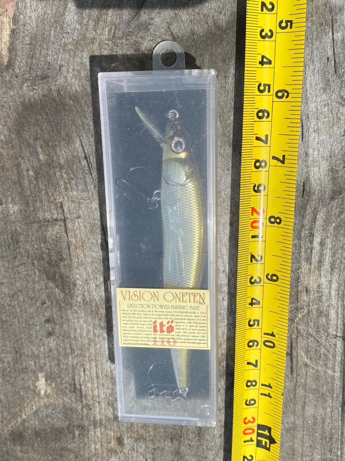 SUPER TUFF FIND “2002”Megabass ITO VISION ONETEN 110 SHAD color NOS UNKNOWN - Image 2