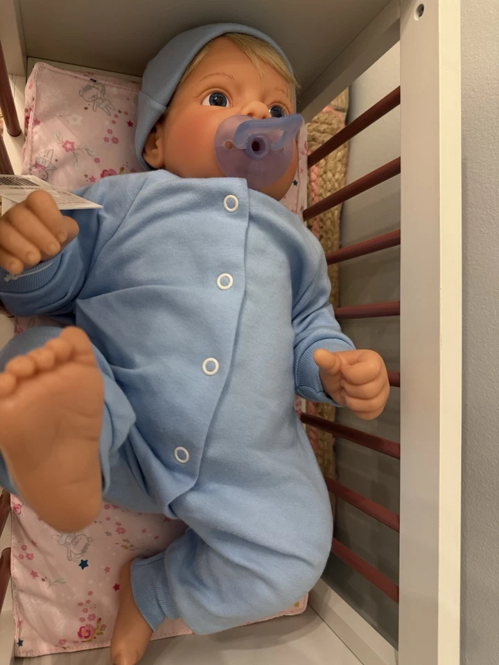 MINT IN BOX LEE MIDDLETON FIRST BORN AWAKE BOY MY OWN BABY DOLL NIB MINT Look!!! - Image 4 of 4