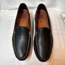 ae by Allen Edmonds Boulder Men's 12 Leather Slip-On Loafers Black/Brown