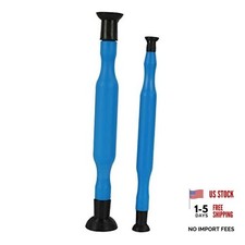 2pcs Double Ended Valve Hand Lapping Grinding Tool Kit, Manual Grinding blue