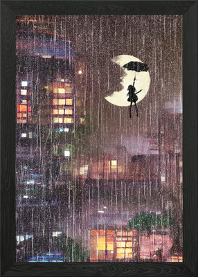 Wild Witch Framed Wall Art Poster Canvas Print Picture