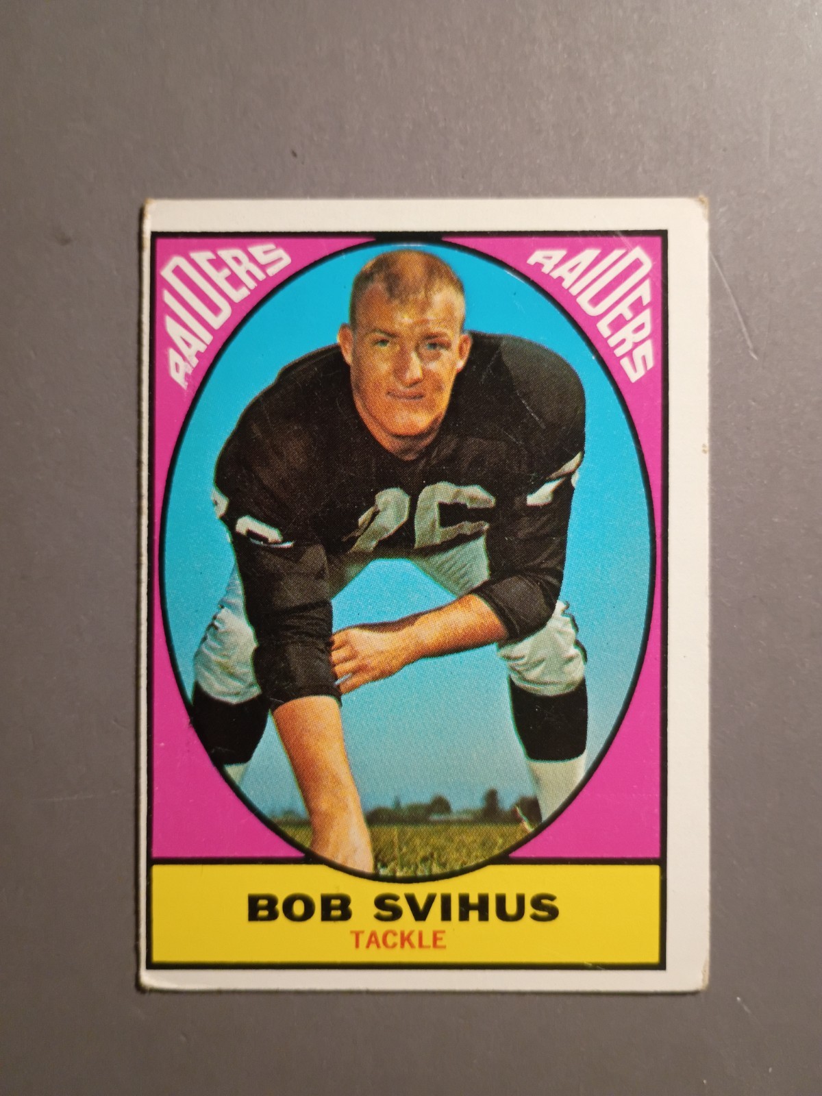 1967 Topps #113 Bob Svihus Oakland Raiders VG Combine Shipping 