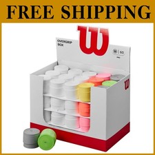 Tennis Pro Overgrip Assorted Colors - 60 Pack 