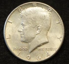 1964D Kennedy SILVER Half Dollar 90% Silver in VF Condition!