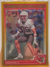 2024 Score Jaden Hicks RC #362 Gold Dots /240 Rookie Chiefs