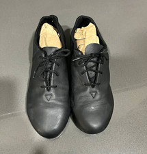 Bloch Shockwave Unisex Black Lace-Up Tap Dance Shoes Tap Plates size 6M
