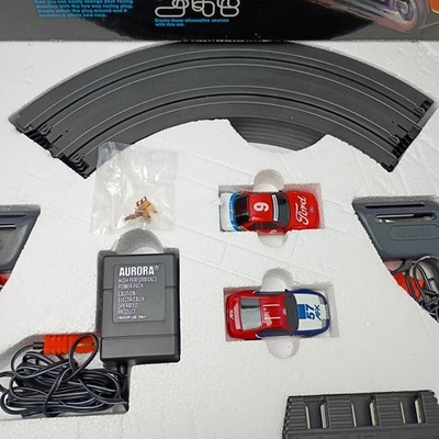 Vintage AFX Super G Plus Challenge 17' Race Car Slot Set 8609 Tomy