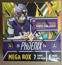2024 Panini Phoenix NFL Football Mega Box NEW FACTORY SEALED