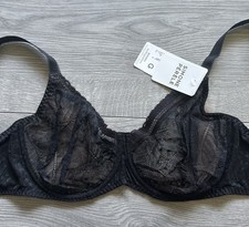 Simone Perele Comete Full Cup Bra - Black - UK 30G - BNWT