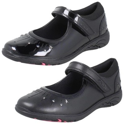 Mädchen Clarks Playprints Sea-Unicorn Leder Mary Jane Schulschuhe 'Relda Wish'
