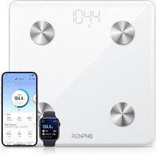 RENPHO Digital Body Weight Scale Bathroom Bluetooth Body Fat Scale Smart Gift