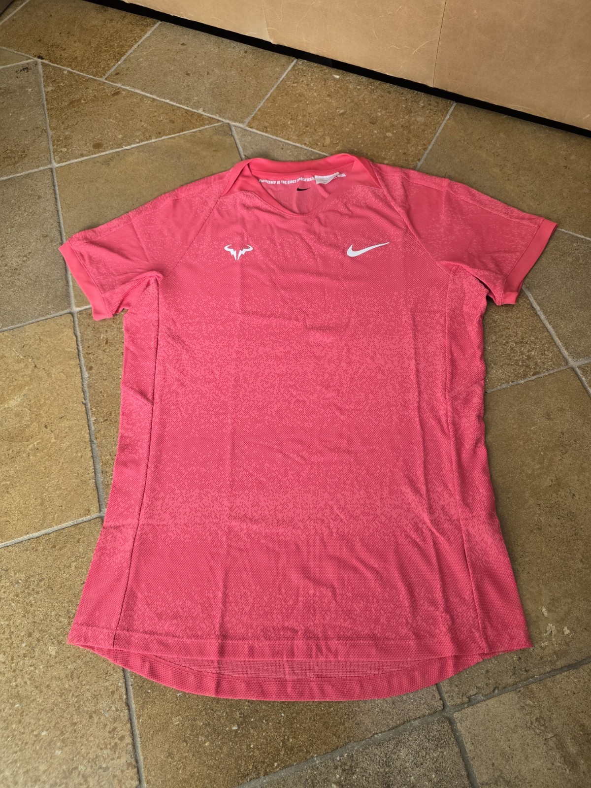 Nike Rafael Nadal Tennis Rafa US Open RARE Pink Shirt Size CUSTOM FD5407 629