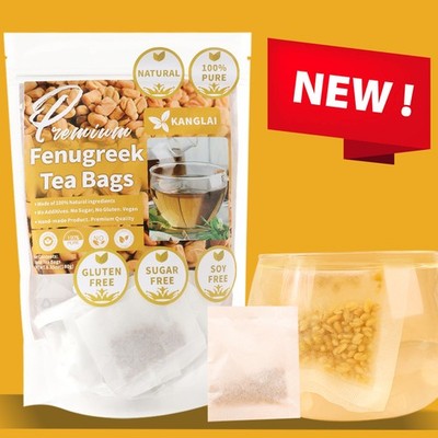 Organic Fenugreek Herbal Tea, Lowers Cholesterol 40 Tea Bags