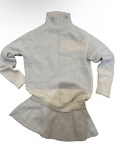 Vintage Alexander McQueen Cashmere Wool Dress Size M Beige