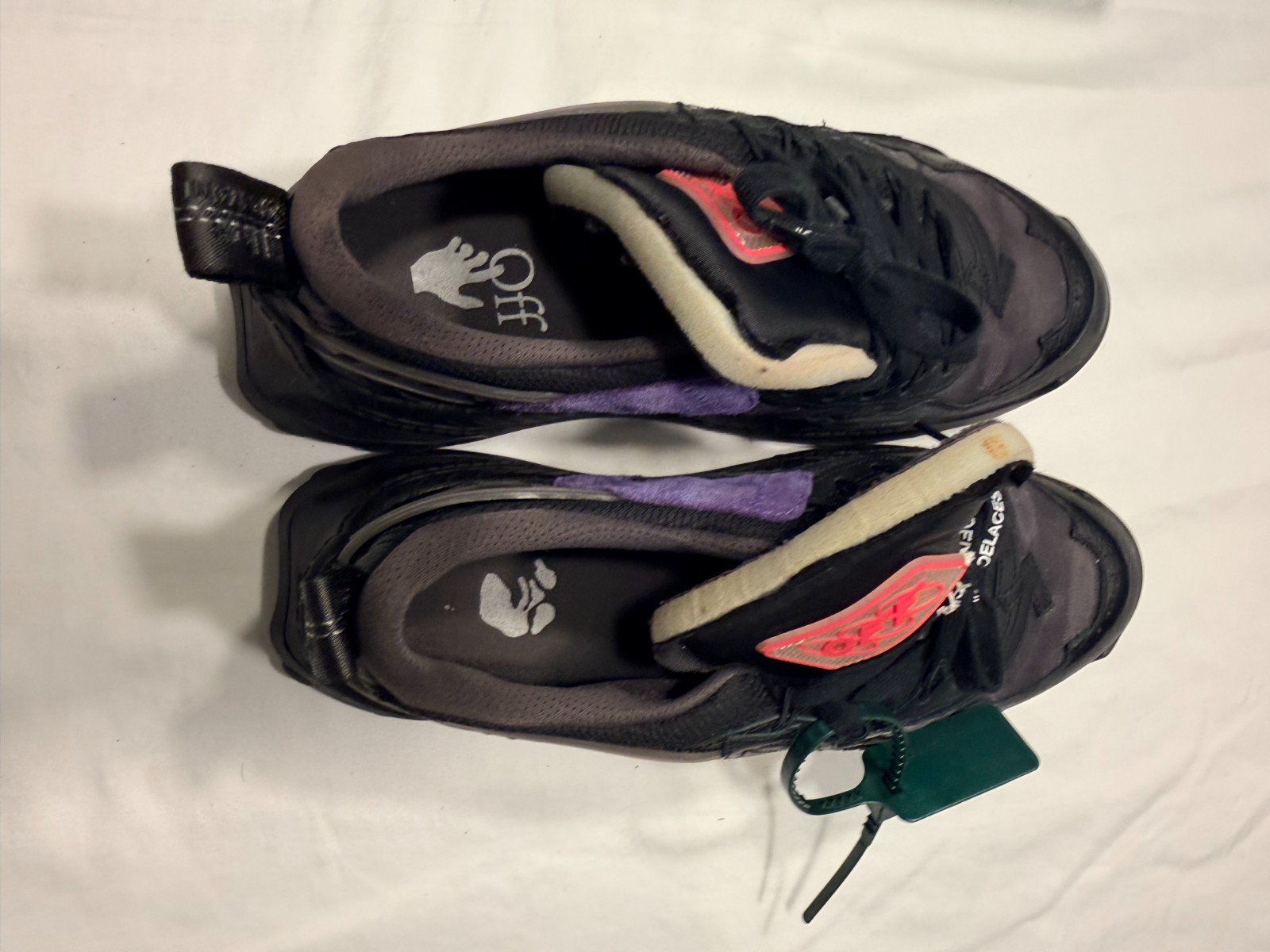 Size 10 - Off-White ODSY-1000 Black Grey Fuchsia image 3