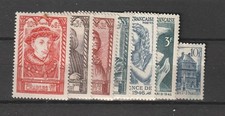 FRANCE 1946 - Lot n° T-760à762-765à 767- 769- 770 - côte 15.50€