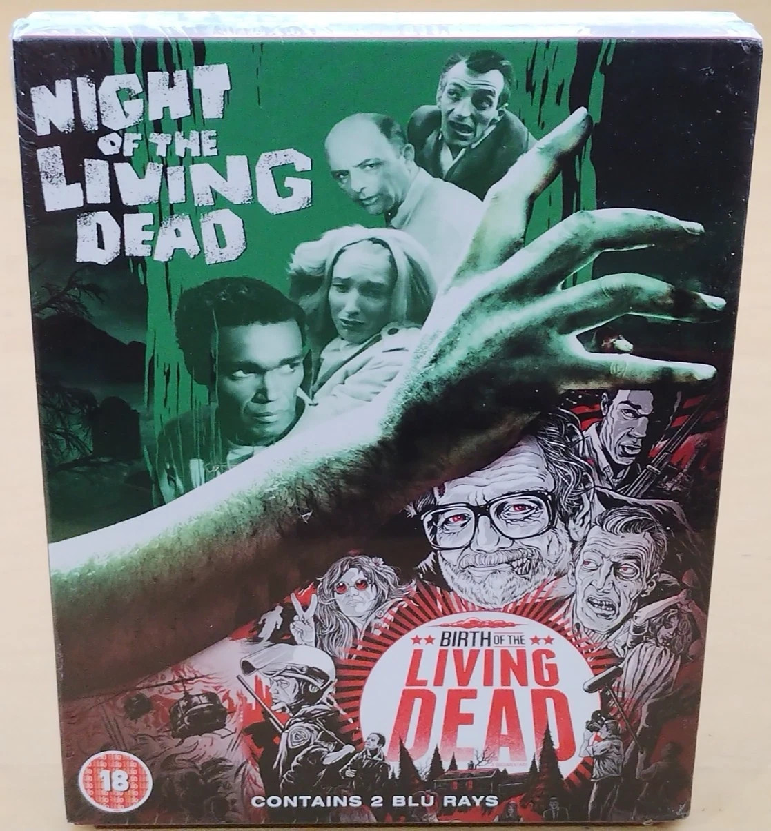 Night Of The Living Dead & Birth Of The Living Dead Blu-Ray PAL New & Sealed
