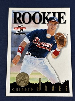Chipper Jones 1995 Score Pinnacle MLB Rookie Card #115 Atlanta Braves MLB HOF
