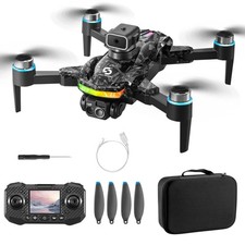 Remote with Screen Drone with for Adult,1080P RC Drone with Flashing Lights,S...