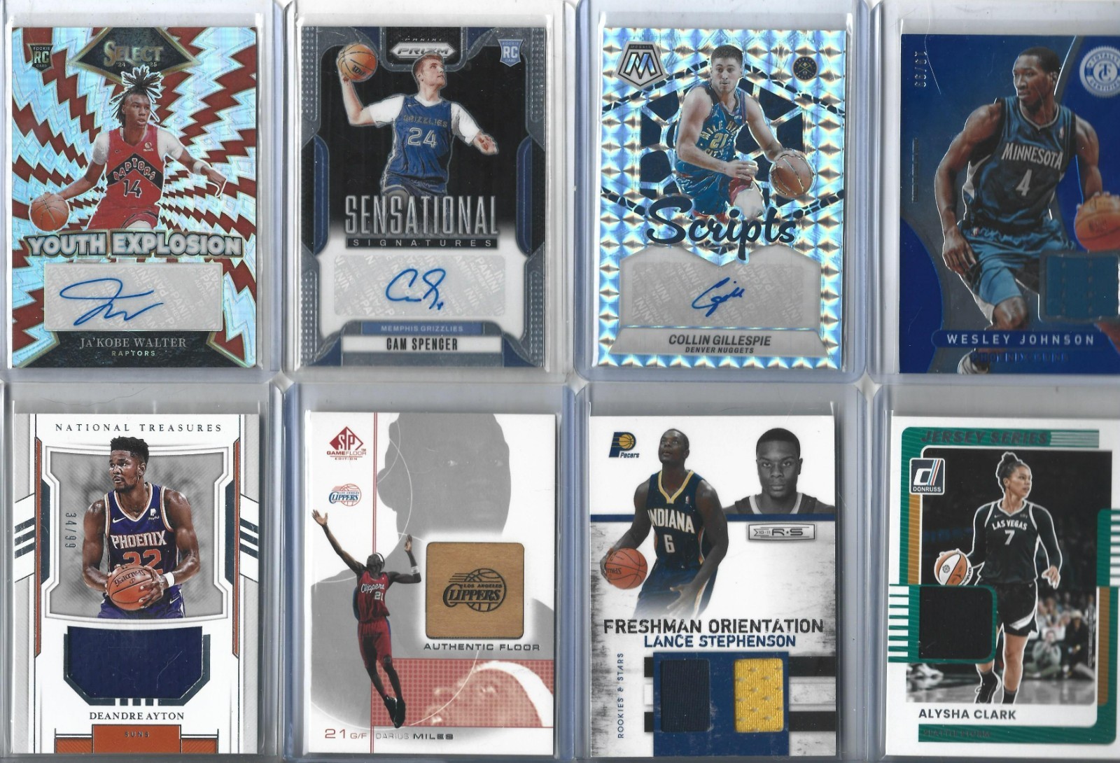 *13 BASKETBALL AUTOS GAME USED JERSEYS RELICS PATCHES CARD LOT*