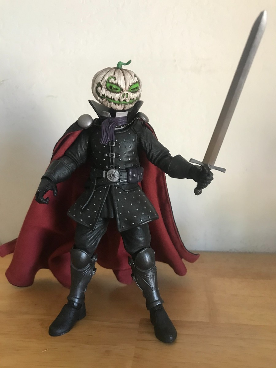 Custom Mezco 1/12 Pumpkin Head ONLY for Nosferatu, Headless