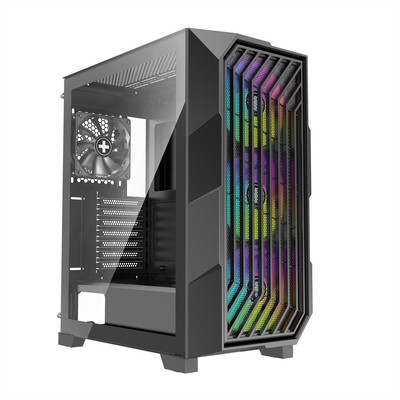 XG181 Xilence Xilent BREEZE II ATX PC Case X812.ARGB Gaming schwarz Gehäuse ~D~