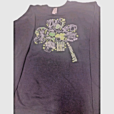 St Patrick's Day Proud Irish Shamrock Sweatshirt Size S