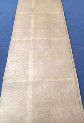 Gold with a Dark Blend Weave Shine Japanese Obi Silk Fabric 25'' L #G73